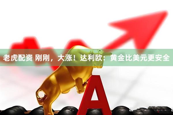 老虎配资 刚刚，大涨！达利欧：黄金比美元更安全